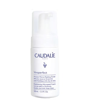 Transform your skincare routine with Caudalie Vinoperfect Brightening Micropeel Foam, a unique AHA treatment cleanser that delivers instant radiance. This lightweight foam, enriched with gentle Mandelic Acid, effectively exfoliates dead skin cells and promotes cell renewal. Suitable for all skin types, including sensitive skin, it features Caudalie's prebiotic grape water to cleanse and soothe, leaving your skin refreshed. Experience visible results in just 30 seconds! To use, apply to dry skin, massage for 30 seconds, and rinse thoroughly.