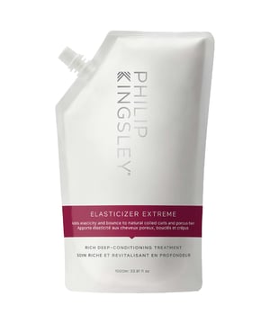 Revitalize your hair with Philip Kingsley Elasticizer Extreme, a deep conditioning treatment for very dry, fragile, and curly hair. This pre-shampoo treatment provides essential hydration, reducing breakage by up to 40% after just one use. Enjoy defined, smooth curls that shine with health. The innovative refill pouch is easy to use, store, and 100% recyclable, reducing plastic waste by 87%. Transform your hair care routine sustainably and bring life back to your hair.