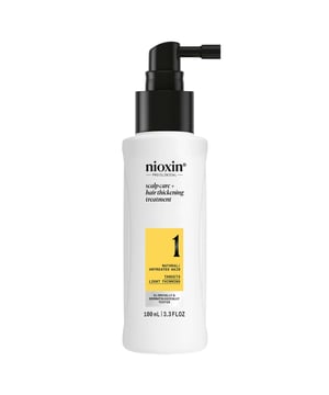 Discover the Nioxin Scalp + Hair Thickening System 1 Leave-In Treatment, designed for natural hair with light thinning. This serum strengthens hair from within, providing thickness and fullness in 30 days. It gently cleanses the scalp, reduces hair breakage, and promotes fuller hair. Enriched with antioxidants and UV protection, it revitalizes the scalp for improved health. For best results, apply to towel-dried hair, focusing on the scalp, then style as desired. Use with Nioxin System 1 Shampoo and Conditioner for better results.