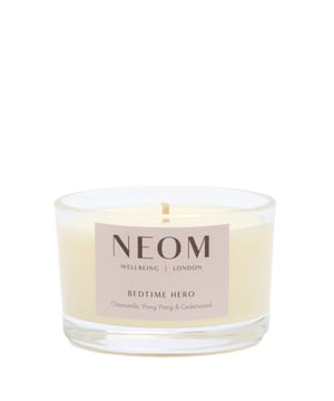 Experience tranquility with the Neom Wellbeing London Scent to Sleep Bedtime Hero Travel Candle. This 75g candle is designed to create a calming atmosphere in your home, promoting relaxation and restful sleep. Made with 100% natural ingredients, including sweet chamomile, ylang-ylang, and cedarwood, it features 11 pure essential oils that fill your space with soothing aromas. Enjoy up to 20 hours of burn time and transform your bedtime ritual. Light it 2 hours before sleep, practice mindful breathing, and let the gentle fragrance wash over you.