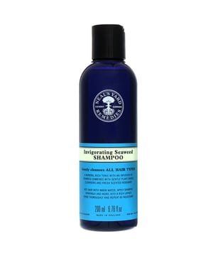Experience the refreshing touch of Neal's Yard Remedies Invigorating Seaweed Shampoo, suitable for all hair types. This gentle formula uses the natural power of rosemary and seaweed to cleanse hair while preserving essential oils. Enriched with minerals, it nourishes your hair and is kind to your scalp. Ideal for vegans, this shampoo comes in a fully recyclable bottle made from 100% recycled plastic. Join Neal's Yard Remedies in promoting sustainability and ethical sourcing in health and beauty.