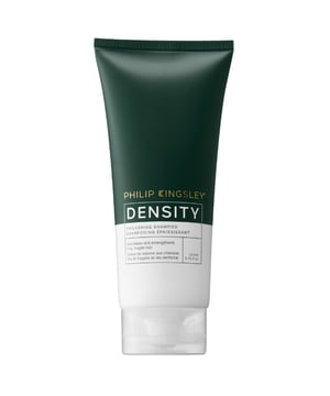 Transform your hair with Philip Kingsley Density Thickening Shampoo, formulated to add volume and body. This sulfate-free shampoo features Hyper-Branched Polymers and Hydrolyzed Pea Peptides to volumize without drying. It restores and strengthens hair while exfoliating the scalp to reduce breakage. Perfect for those with thinning hair, it improves hair condition and creates lasting volume. To use, apply to wet hair, knead the scalp for 60 seconds, then rinse and repeat if necessary. The eco-friendly packaging uses sustainable materials.