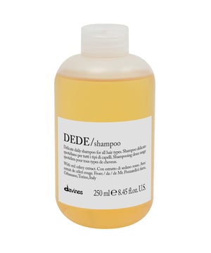 Experience the nourishing power of Davines DEDE Shampoo, designed for medium fine and fine hair types. This lightweight shampoo creates a delicate foam that cleanses your hair while leaving it light, shiny, and manageable. Enriched with natural ingredients and Orbassano Red Celery extract, known for its re-mineralising properties, this shampoo hydrates and enhances your hair's natural beauty. Eco-friendly packaging and produced with 100% clean energy, it cares for both your hair and the environment. For best results, apply to wet hair, massage gently, and rinse.