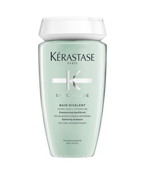 Transform your hair care routine with Kérastase Specifique Bain Divalent Balancing Shampoo. Designed specifically for oily scalps and sensitised ends, this innovative shampoo is infused with Glycine® and Vitamin B6 to cleanse and purify your scalp while nourishing your hair. Experience less greasiness at the roots and beautifully hydrated lengths, resulting in soft, shiny hair. Kérastase is dedicated to sustainability, using less virgin plastic and achieving carbon neutrality in their production since 2019. Elevate your hair care with a brand that cares for both your hair and the planet.