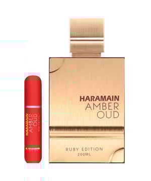 Experience the enchanting allure of Al Haramain Amber Oud Ruby Edition Eau de Parfum Spray. This exquisite fragrance harmoniously blends the rich warmth of amber with vibrant spices, creating a captivating scent journey. The top notes open with the luxurious touch of saffron and the unique essence of bitter almonds, leading into a heart that reveals the gentle elegance of Egyptian jasmine combined with robust cedar. Finally, the base notes of ambergris, musk, and earthy woods create a lasting impression. Please note that we cannot ship fragrances over 150ml outside of the UK.
