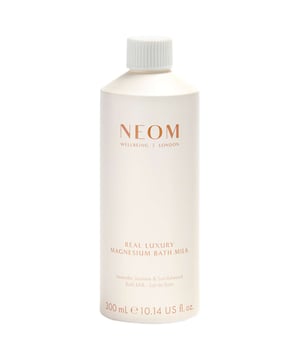 Experience ultimate relaxation with Neom Wellbeing London's Scent To Sleep Magnesium Bath Milk. This luxurious soak nourishes the skin and soothes tired muscles, helping you unwind after a long day. Enriched with organic oils and vitamin E, it deeply moisturizes and leaves your skin silky smooth. The calming scents of jasmine, lavender, and sandalwood promote restful sleep. Simply shake well, pour under running water, and soak for at least 10 minutes to enjoy its benefits. Neom is a Certified B Corporation, committed to ethical practices and sustainability.