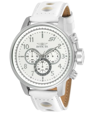 De Invicta 24083 heeft een roestvrijstalen horlogekast van 48 millimeter met een witte wijzerplaat.
Dit model wordt aangedreven door een accuraat Quartz uurwerk.
10 bar waterdicht.
Dit model is onderdeel van de Invicta S1 Rally collectie.

Inclusief 2 jaar garantie.