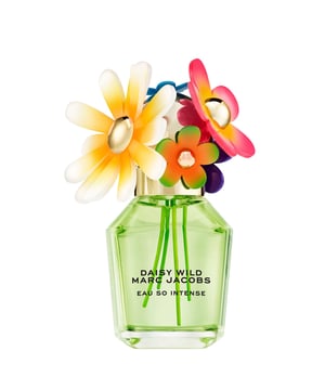 Discover the enchanting Marc Jacobs Daisy Wild Eau So Intense Eau de Parfum Spray, a fragrance that embodies adventure. This captivating scent features a floral blend with banana blossom, jasmine, and warm notes of amber and sandalwood. Perfect for spring and summer, this perfume invites you to embrace your wanderlust and experience the beauty of nature. The elegant bottle showcases a light green hue under the iconic Daisy crown, adorned with colorful flowers. Each spritz transports you to a world of unexpected beauty.