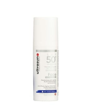 Experience skin protection with Ultrasun Face Moisturising Anti-Ageing & Anti-Pigmentation SPF50+. This daily moisturiser shields skin from UVA, UVB, HEVL, and Infrared-A rays. With active ingredients like Hexylresorcinol and Ectoin®, it reduces pigmentation and promotes an even skin tone, showing results in 14 days. Its lightweight, non-greasy formula absorbs quickly, ideal for makeup. Free from emulsifiers, fragrances, and preservatives, it's gentle on sensitive skin, vegan-friendly, and cruelty-free. Apply to clean, dry skin 15 minutes before sun exposure for optimal results.