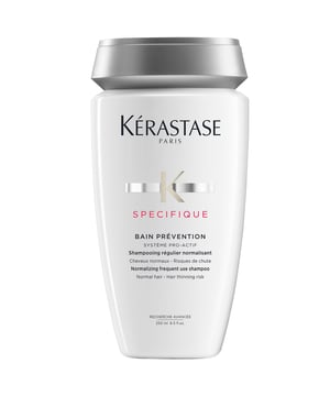 Experience revitalized hair with Kérastase Specifique Bain Prévention Shampoo, designed for normalizing frequent use. This exceptional shampoo enhances the thickness and appearance of hair fibers, delivering instant volume while purifying hair and scalp. Apply to wet hair and massage to stimulate micro-circulation. Kérastase is committed to sustainable beauty, using less virgin plastic and promoting recyclable packaging, with carbon-neutral production since 2019 in Burgos, Spain. Choose Bain Prévention for beautiful hair and a healthier planet.