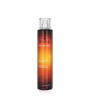 RÊVE DE MIEL es un agua perfumada exquisita de NUXE. Permítase ser cautivado por la deliciosa fragancia del Agua Suculenta Perfumada, que ofrece una inmersión olfativa en el encantador mundo de Rêve de Miel. Esta fragancia destaca por sus notas dulces de miel, complementadas con la delicadeza de la Flor de Naranjo y un suave fondo amaderado de Sándalo y Haba Tonka. Una experiencia perfumada que deja una impresión inolvidable. Eau de toilette elaborada en Francia con esmero.