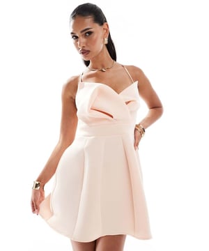 Dresses by ASOS DESIGN Wrap front Cross-back straps Bust detail Regular fitSold By: Asos