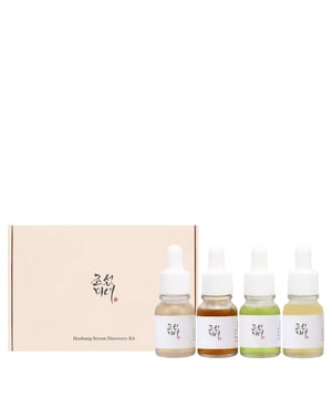 Discover the transformative power of the Beauty of Joseon Hanbang Serum Discovery Kit. This collection features four 10ml serums, each targeting specific skin concerns for a customized skincare routine. The kit includes: Calming Serum with Green Tea & Panthenol for soothing sensitive skin, Glow Serum with Propolis & Niacinamide for minimizing pores, Glow Deep Serum with Rice Bran Water & Arbutin for brightening, and Revive Serum with Ginseng Root & Snail Mucin for enhancing elasticity. Perfect for all skin types, this cruelty-free set is your gateway to healthier, radiant skin.