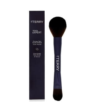 Discover the By Terry Tool-Expert Dual-Ended Makeup Brush, designed by renowned makeup artist Terry de Gunzburg. With over 30 years of experience, Terry has revolutionized the beauty industry since founding By Terry in 1998. This luxurious brush features a flat side for applying liquid and cream foundations effortlessly, while the domed side is perfect for pressed and loose powders. Achieve a professional-quality finish with every use, as this brush ensures even product distribution for a smooth look. Elevate your makeup routine with this essential tool that combines convenience and efficacy.