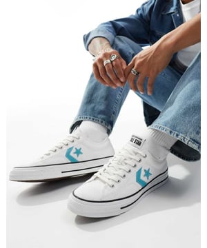 Shoes, Boots & Trainers by Converse Lace-up and head out Low-profile design Lace-up fastening Signature Converse All Star branding Vulcanised rubber toe cap and outsole Flat sole Geometric grip treadSold By: Asos