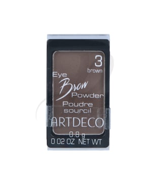 Polvo para cejas de Artdeco. Este producto es perfecto para lograr un acabado natural y homogéneo en el maquillaje. Se ofrece en tres tonalidades que se pueden combinar para obtener el color ideal. Es una opción excelente para definir la forma de las cejas con facilidad y resaltar el contorno facial.