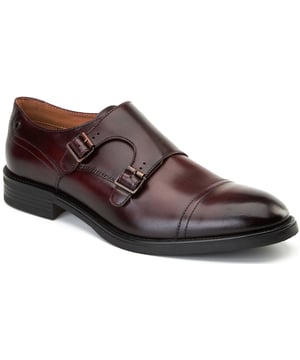 Up your style with Base London's 'Taper' double monk shoes. Crafted from quality leather, with an Ortholite insole and grippy rubber out-sole, they combine comfort and class. Perfect for shutting down the boardroom or owning the wedding dance floor.