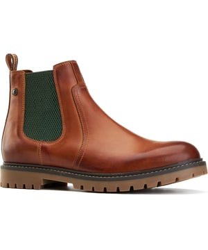 Classic Chelsea, rugged upgrade. The Zinc Boot features rich pull-up leathers, an elasticated gusset, and a nylon pull-tab for easy wear. A cleated rubber sole adds grip, while the Ortholite insole keeps things comfy. Smart, sturdy, effortless.