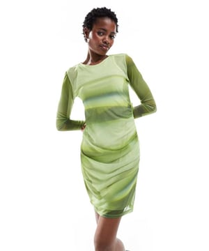 Dresses by Calvin Klein Jeans POV: you have plans Round neck Long sleeves Drape details Regular fitSold By: Asos