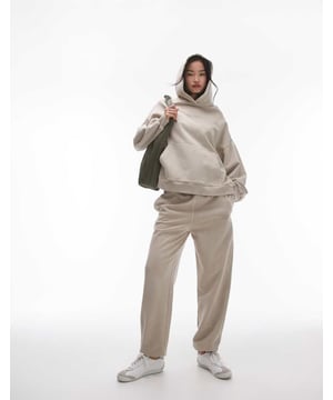 Trousers & Leggings by Topshop This is Topshop Hoodie sold separately Elasticated waistband Functional pockets Elasticated cuffs Regular, tapered fitSold By: Asos