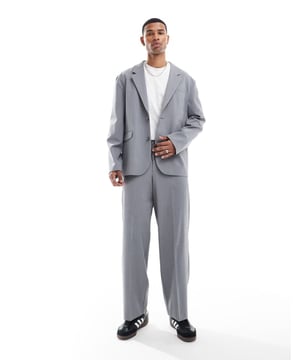 Trousers & Chinos by ASOS DESIGN Do the smart thing Regular rise Drawstring waist Side pockets Relaxed fitSold By: Asos