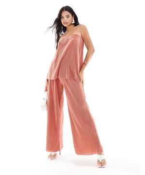 Trousers & Leggings by ONLY Part of a co-ord set Top sold separately High rise Elasticated waistband Wide legSold By: Asos