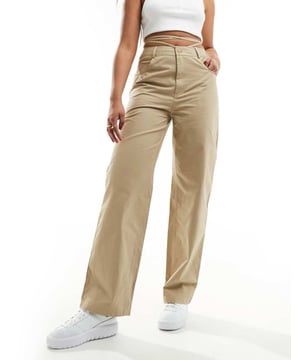 Trousers & Leggings by Sixth June Make your jeans jealous Wrap tie waist Regular rise Belt loops Concealed fly Functional pockets Regular fitSold By: Asos
