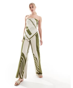 Trousers & Leggings by SNDYS Part of a co-ord set Top sold separately High rise Elasticated waistband Wide legSold By: Asos
