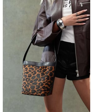 Accessories by ASOS DESIGN Bagging compliments Bucket design Animal print Shoulder strap Secure fasteningSold By: Asos