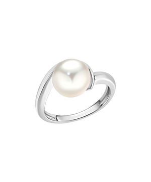 Entdecken Sie die magische Faszination der schimmernden Perlen!  Zeeme Pearls - Damen-Ring aus 925 Sterling Silber rhodiniert mit weißer Perle 9,5-10mm