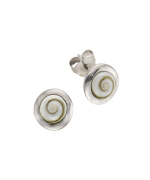 Entdecken Sie die magische Faszination der schimmernden Perlen!  Zeeme Pearls - Damen-Ohrstecker aus 925 Sterling Silber rhodiniert mit weißer Muschel