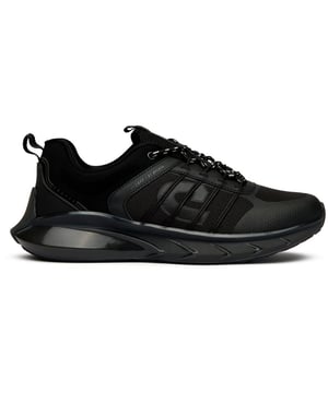 Heren zwarte Cruyff acorpa sneakers, vervaardigd van textiel met een rubberen zool. Kenmerken: gevoerde hielkraag, hiel lus en Cruyff branding.