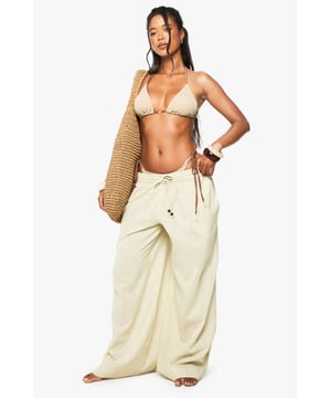 Make a splash in our stylish swimwearBagging yourself the perfect bikini is the secret to feeling body beautiful at the beach. Whether you prefer triangle or bandeau, high waisted or hipster, we&rsquo;ve got swimwear styles to flatter every figure. This season we&rsquo;re talking about the tropical two piece, clashing it with a quirky kimono and adding fashion&rsquo;s hottest headwear, the floppy hat, for plenty of poolside pizazz.