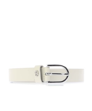 Dames BOSS Scarlet-BB Italiaanse leren riem met dubbel B-monogram in open witEen kenmerkende riem van 2,5 cm gemaakt van Italiaans leer door BOSS. Dit accessoire is afgezet met een gepolijst Double B monogram op de houder. Voor de beste pasvorm adviseren wij een riem te bestellen die een maat groter is dan uw taillemaat.- Gegraveerd logo op sluiting- Breedte: 2,5cm (1 inch)- Hardware afwerking: Gepolijste zilveren hardware- Gedeeltelijk gevoerd- 100% Koe leer.  - Ref: 50522521-110