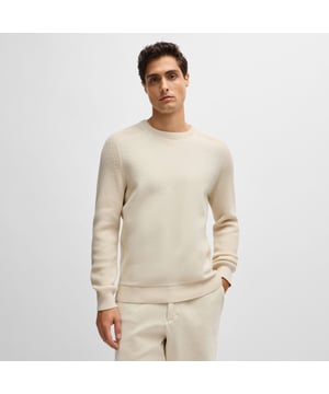 BOSS BLACK HERITAGE - Onze geraffineerde klassiekers: Ontdek de hoogste kwaliteit stoffen en perfect op maat gemaakte tijdloze pasvormen - COZY WINTER WORLD - Wereld van gezelligheid met luxe soft touch &op warme kleurschakeringen is hartverwarmend & eigentijds silhouetten. - normale pasvorm - katoenmix
