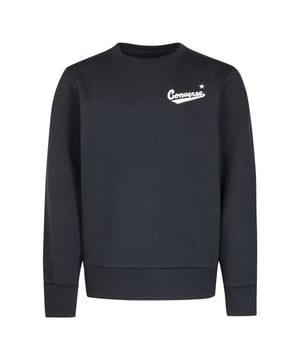 Ribbed crewneck.Ribbed cuffs and hem.Converse branding.Regular fit.