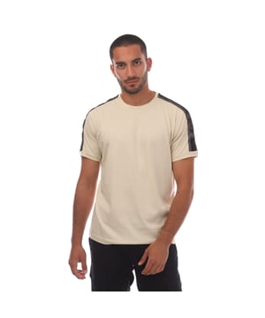 Men's Emporio Armani EA7 Logo Series Cotton-Jersey T-Shirt.- Crewneck.- Short sleeves.- Logo tape detail on the sleeves.- Regular fit.- 100% Cotton. Ref: 7M000138U1079.