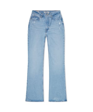 • Brand: Levi’s Collections
 • Material: 99% COTTON, 1% ELASTANE
 • Design: Featuring a flattering high-rise fit and a dramatic flare, these jeans create a sleek, elongating silhouette that’s both nostalgic and fresh. The “Marin Babe” wash adds a soft, faded blue tone that’s perfect for everyday wear with a vintage edge
 • Colour: MarinBabe
 • Style: Pair them with a tucked-in tee or a flowy blouse to channel effortless retro cool wherever you go