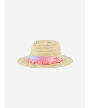 Introducing the exquisite Girls Straw and Tulle Hat in Beige by billieblushthis season's quintessential accessory for the discerning young lady. Elegantly crafted and perfect for SS2025, this hat is the epitome of style meets function. Key features include Chic Beige Palette A timeless and versatile colour to complement any ensemble. Delicate Tulle Detail Adds a touch of fairy tale glamour to the classic straw hat. Lightweight Design Ideal for keeping cool and stylish during warmer days. Durable Construction Crafted to endure the joys of childhood adventures.Elevate her wardrobe with this stunning piece from billieblush. Perfect for garden parties or a sophisticated stroll in the park!