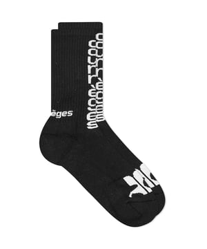 • Brand: Courrèges
 • Material: MAIN FABRIC:90% COTTON 7% POLYAMID/NYLON 3% ELASTHANE
 • Design: Made with a stretchy, comfortable fabric, the Courrèges Shell Socks hug your feet and ankles with a sleek fit that’s perfect for both everyday wear and styling with statement trainers.
 • Colour: Noir
 • Style: Simple, sharp, and just a bit unexpected—these are socks for when you want to stand out quietly
