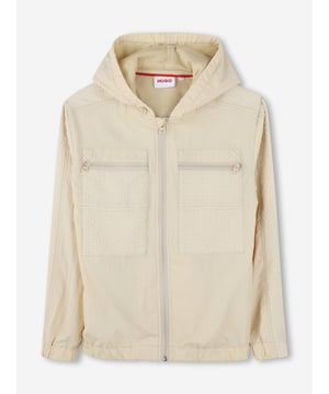 Introducing the HUGO Boys Hooded Windbreaker in Beige, a prestigious addition to any young gentleman's wardrobe for SS2025. This impeccable garment is crafted with both elegance and practicality in mind. Key features include Elegant Beige Hue Perfectly matches with any ensemble, ensuring versatility for all occasions. Premium Fabrication Constructed from superior materials for unmatched durability and comfort. Detachable Hood Provides flexibility and protection against unpredictable weather.Elevate your boy's style with this exquisite windbreaker from HUGO. Shop now and embrace a seamless blend of sophistication and functionality!