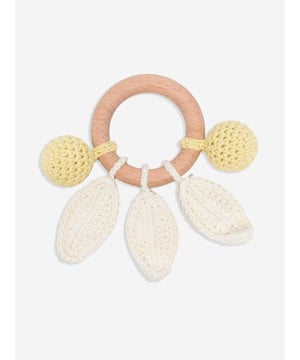 Delight in the charm of the Baby Girls Be Cherry Mini Crochet Rattle from Bonpoint, an enchanting addition to your little one's collection. Expertly crafted for SS2025, this luxurious rattle promises to captivate and soothe. Exquisite Craftsmanship Meticulously crocheted, capturing the timeless appeal of artisanal skill. Colourful Design Features a vibrant, multicoloured palette that stimulates visual development. Gentle Sound Produces a soft, comforting rattle perfect for sensory exploration. Ideal Gift Comes in an elegant package, making it a splendid gift choice.An exquisite blend of style serenity for your baby's blissful moments.