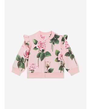 Introducing the exquisite Dolce Gabbana Baby Girls Rose Print Sweatshirt in Pink, a stellar addition for SS2025. Perfectly tailored in Italy, this piece captures high-end fashion for your little one. Features include Italian Craftsmanship Superior quality, durability style. Charming Rose Print Enhances the sweatshirt with playful sophistication. Luxe Comfort Exceptionally soft materials ensure all-day comfort.A radiant ensemble for any young wardrobe ignite fashion passion early!