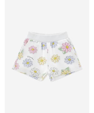 Introducing the exquisite Baby Girls Daisy Print Shorts in White by Monnalisa, a quintessential addition for the SS2025 season. Perfect for your baby or little girl, these shorts blend timeless elegance with playful charm. Key features include Charming Daisy Motif Enliven her wardrobe with the delightful daisy print, precisely crafted to capture the essence of spring and summer cheer. Luxurious Comfort Crafted from superior fabric, these shorts promise a soft and soothing feel, ensuring all-day comfort. Impeccable Style Monnalisas attention to detail ensures a chic and fashionable silhouette, ideal for seasonal soirees or casual outings.Revive her collection with the Baby Girls Daisy Print Shorts in White. Shop now and make your little one the epitome of style this SS2025!