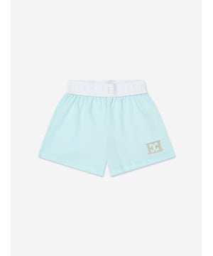 Introducing the enchanting Baby Girls Embroidered Logo Shorts in Blue by Escada, a quintessential addition to her SS2025 wardrobe. Crafted with meticulous attention to detail, these shorts exemplify luxury and charm for any young lady. Highlight features include Exquisite Embroidery Featuring the iconic Escada logo beautifully stitched, embodying elegance. Premium Fabric Constructed from superior quality materials, ensuring comfort and durability. Striking Blue Hue A vibrant blue colour makes these shorts a versatile and stylish choice.Elevate her collection with these striking Escada shorts a blend of sophistication and playfulness.