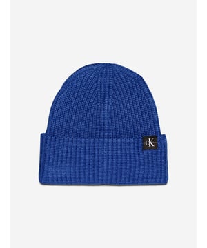 Introducing the Boys Monogram Rib Beanie Hat in Blue, crafted by Calvin Klein Jeans a premier accessory for the discerning young wardrobe for AW2024. Experience sophistication and cosy warmth with every wear Signature Monogram Design Features Calvin Klein's iconic logo in a subtle, stylish monogram pattern. Luxe Fabric Blend Constructed with premium materials, ensuring a soft touch and durable wear. Vibrant Blue Hue A striking blue colour that complements any outfit, making it both versatile and fashionable. Perfect Fit Ribbed knit offers a snug, comfortable fit that stays in place during all activities.Revamp your boy's style statement with this sophisticated and chic beanie. Ideal for chilly days and cool evenings, let him showcase his flair in Calvin Klein comfort and style!
