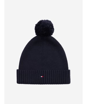 Introducing the Kids Essential Pom Pom Beanie Hat in Navy from Tommy Hilfiger, an impeccable choice for your child's SS2025 wardrobe. Classic Navy Hue Crafted in a versatile navy, this beanie complements any outfit. Signature Tommy Appeal Adorned with the iconic logo, ensuring a touch of designer luxury. Unisex Design Perfect for both boys and girls, enhancing its practicality. Cosy Fit Made with premium materials to keep your little one warm during chillier days.Revitalise your child's look with this stylish piece. Shop now!
