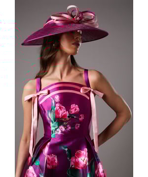 Dramatic wide brim design for maximum impact at special occasions
        Statement bow loop detail adds a touch of artistic flair
        Crafted from natural Abaca fabric with a textured finish
        Versatile one-size design suitable for various hairstyles
        Lightweight construction ensures comfortable wear throughout the day
    
    Make a sophisticated entrance at your next special event with this stunning wide brim hat. The Lisa Tan Bow Loop design showcases exceptional craftsmanship with its sculptural silhouette and artfully arranged bow detail that creates visual interest from every angle. Perfect for weddings, race days and garden parties, this hat pairs beautifully with fitted dresses or tailored ensembles as shown by our model. The natural Abaca construction offers a refined texture that complements formal attire whilst maintaining a contemporary edge. Style with an elegant updo to showcase the hat's dramatic proportions, or wear with loose waves for a more relaxed interpretation. Complete your look with statement earrings and a clutch bag in complementary tones for a cohesive ensemble that reflects true British occasion dressing.