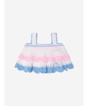 Dazzle her wardrobe with the 'Girls Harriot Crop Top' from nessi byrd, a sartorial gem perfect for SS2025. Here's why this multicoloured marvel is a must-have Eye-catching Palette A vibrant assembly of colours guarantees your girl stands out. Supreme Comfort Crafted with the finest fabrics for unrivalled softness and ease. A Flourish of Elegance Impeccably tailored to add a dash of chic to her everyday ensembles.Secure this exquisite piece for timeless style sublime comfort!