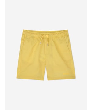 Introducing the exquisite Boys Logo Print Swim Shorts in Yellow by Hugo. Perfect for SS2025, these shorts blend premier style with comfort for the discerning young gentleman Vibrant Yellow Hue Eye-catching and cheerful, ideal for summer fun. Signature Hugo Print Bold and stylish, ensuring your boy stands out. Luxurious Comfort Crafted from superior materials for all-day ease. Elevate your boy's wardrobe with Hugo's designer touch. Shop now and infuse his summer with flair!